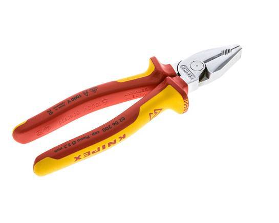 Knipex Power Combination Pliers 200 mm VDE Tested Up To 1000V