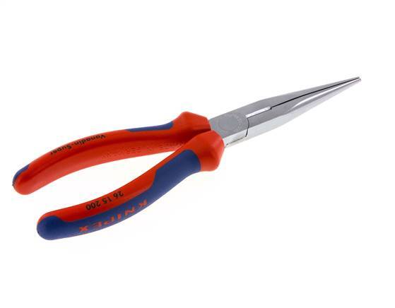 Knipex Straight Needle Nose Pliers 200 mm 2-component Handles