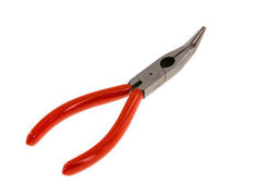 Knipex Angled Needle Nose Pliers 160 mm Plastic-coated Handles
