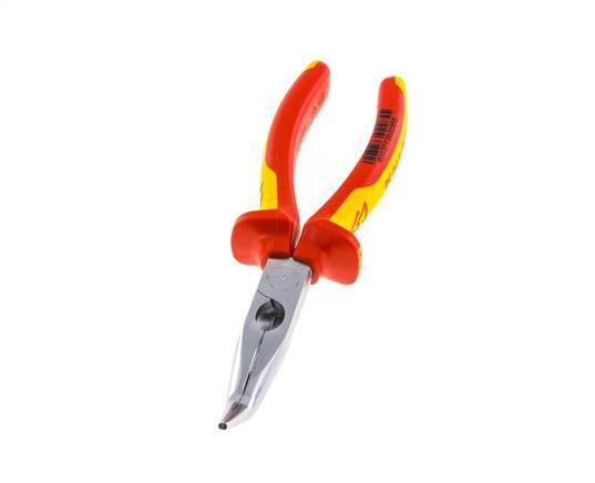 Knipex Angled Needle Nose Pliers 200 mm VDE Tested Up To 1000V
