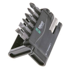 Wera 7-Piece Slotted/Phillips/Pozidriv Bit Assortment