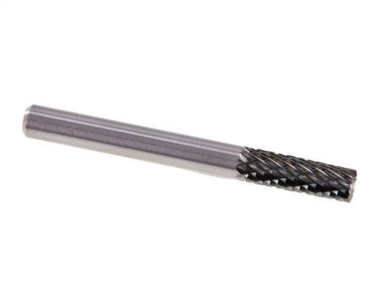 ZYA-S Cylinder With End Cut Shaped 6 mm Carbide Burr