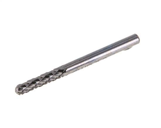 WRC Ball Nose Cylinder Shaped 3 mm Carbide Burr