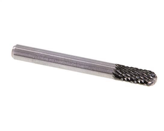 WRC Ball Nose Cylinder Shaped 6 mm Carbide Burr