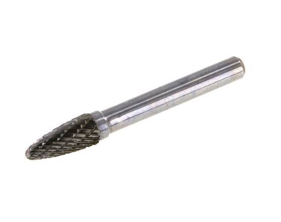 RBF Round Nose Tree Shaped 8 mm Carbide Burr