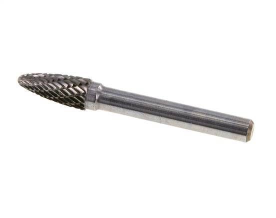 RBF Round Nose Tree Shaped 8 mm Carbide Burr