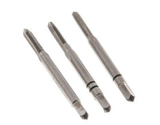 3-Piece Hand Thread Tap M 3x0.50 Standard Thread (DIN 352)