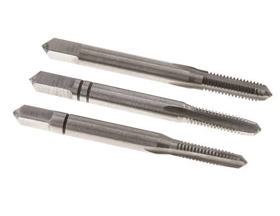 3-Piece Hand Thread Tap M 4x0.70 Standard Thread (DIN 352)