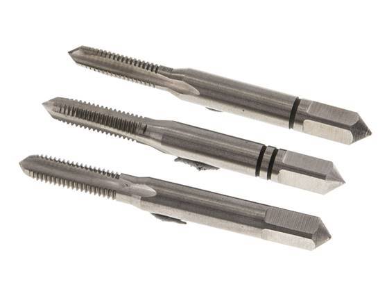 3-Piece Hand Thread Tap M 5x0.80 Standard Thread (DIN 352)