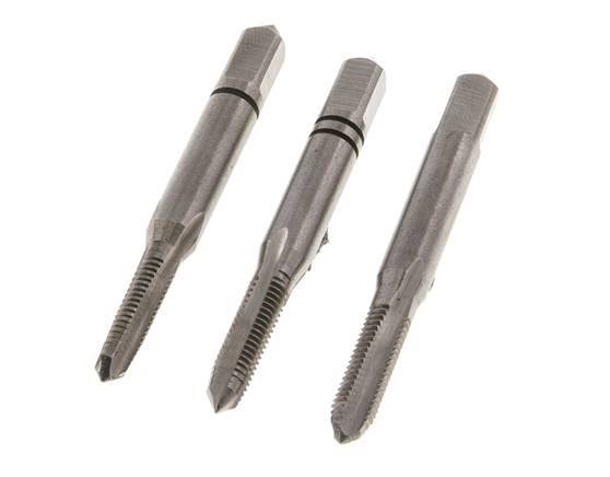 3-Piece Hand Thread Tap M 5x0.80 Standard Thread (DIN 352)