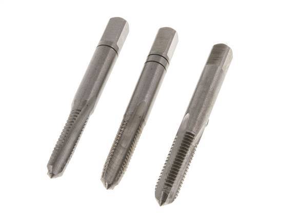 3-Piece Hand Thread Tap M 6x1.00 Standard Thread (DIN 352)