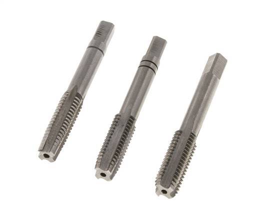 3-Piece Hand Thread Tap M 8x1.25 Standard Thread (DIN 352)