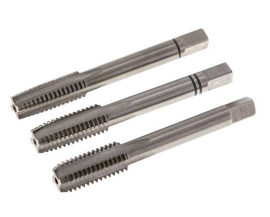 3-Piece Hand Thread Tap M 10x1.50 Standard Thread (DIN 352)