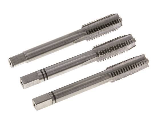3-Piece Hand Thread Tap M 10x1.50 Standard Thread (DIN 352)