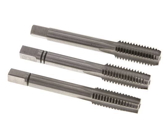 3-Piece Hand Thread Tap M 10x1.50 Standard Thread (DIN 352)