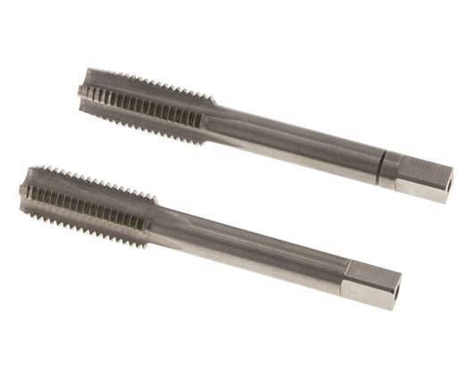 2-Piece Hand Thread Tap M 10x1.25 Fine Thread (DIN 2181)