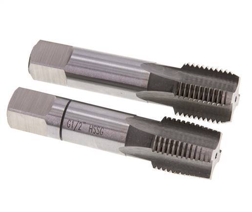 2-Piece Hand Thread Tap G 1/2" DIN 5157 (DIN 253)