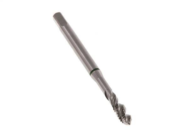 HSS-E Machine Thread Tap M6 Blind Hole 35° Clockwise Spiralled