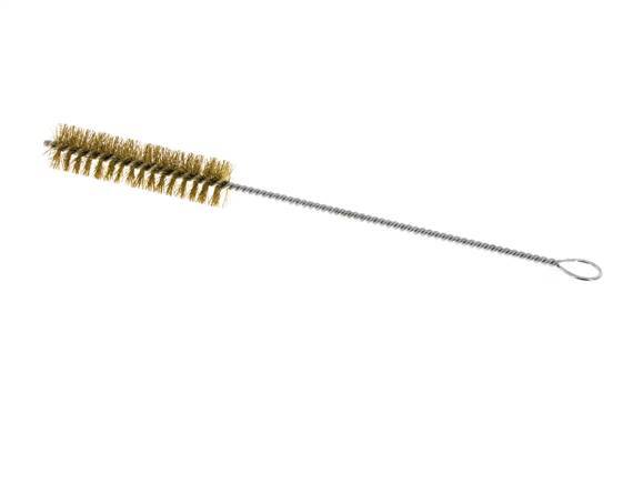 Tube Brush With Eyelet 25 mm Brass Wire Corrugated