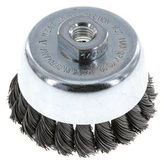 Cup Brush 90 mm (M 14X2) Steel Wire 0.5 mm (20xBraided)