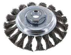 Bevel Brush Braided 100X12 mm ( M14X2) Steel Wire