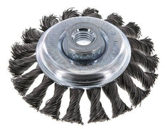 Bevel Brush Braided 100X12 mm ( M14X2) Steel Wire