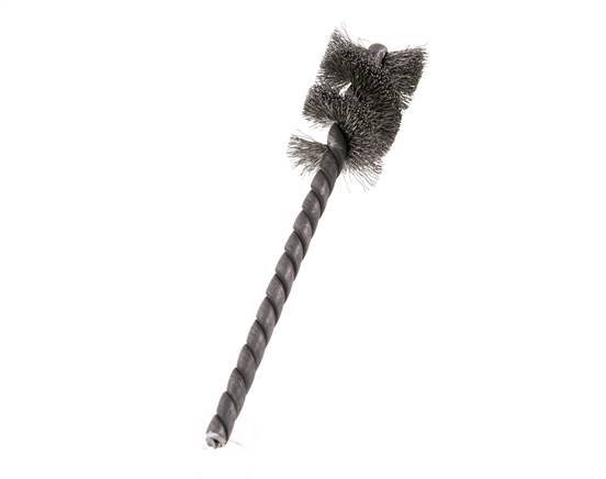 Cylinder Brush 16 mm 3.8mm Shaft Steel Wire