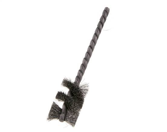 Cylinder Brush 16 mm 3.8mm Shaft Steel Wire