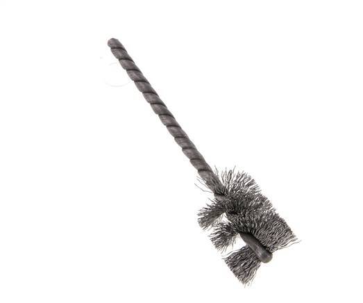 Cylinder Brush 19 mm 3.8mm Shaft Steel Wire