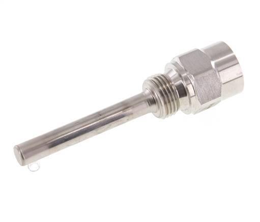 Stainless Steel G 1/2 Inch Thermowell for 100mm Stem Max 600°C and 25 Bars