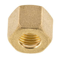 M16x1.5 x 10mm Brass Union nut for Compression fitting [5 Pieces]