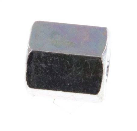 M8x1 x 4LL Zinc plated Steel Union nut for Cutting ring [20 Pieces]
