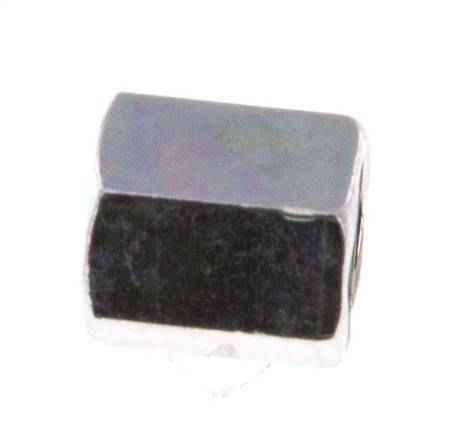 M8x1 x 4LL Zinc plated Steel Union nut for Cutting ring [20 Pieces]