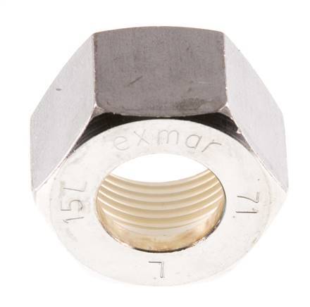 M22x1.5 x 15L Stainless steel Union nut for Compression ring