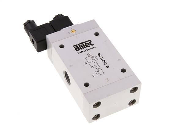 3/2 G1/2'' NC Solenoid Valve 12V DC 2-10bar/28-140psi Airtec