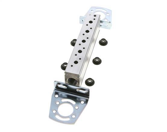 2xG3/8'' Manifold 5-Station Festo 576366 VABM-B10-20-G38-5-P53