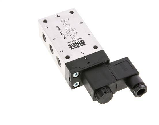 5/2 G1/4'' Solenoid Valve 230V AC 1.5-10bar/21.0-140psi Airtec