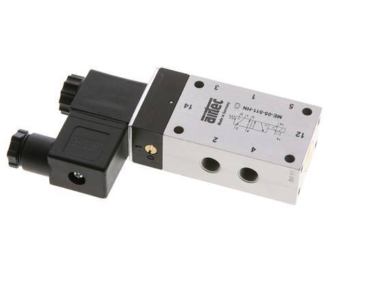 5/2 G1/8'' Solenoid Valve External Pilot 230V AC -0.95-10bar/-13.2-140psi Airtec
