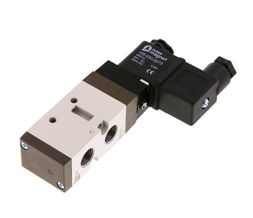 5/2 G1/4'' (G1/8'') Solenoid Valve 230V AC 1.5-10bar/21.0-140psi YPC
