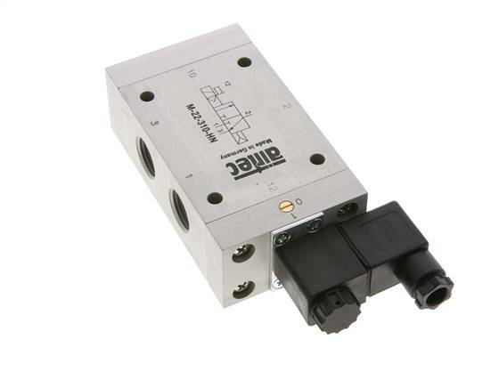 3/2 G1/2'' NC Solenoid Valve 115V AC 1-10bar/14-140psi Airtec