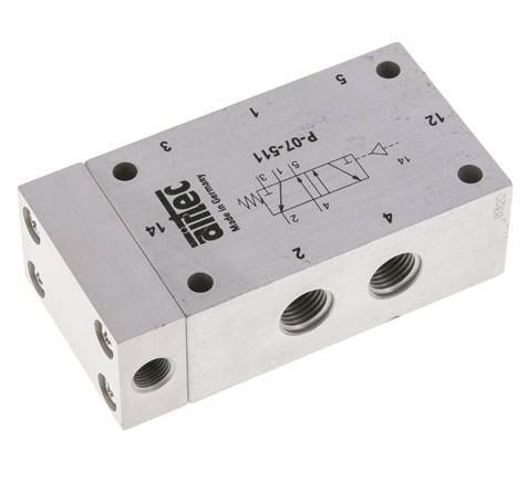 5/2 G1/4'' Air Pilot Valve 0-10bar/0-140psi Airtec