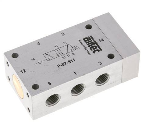 5/2 G1/4'' Air Pilot Valve 0-10bar/0-140psi Airtec