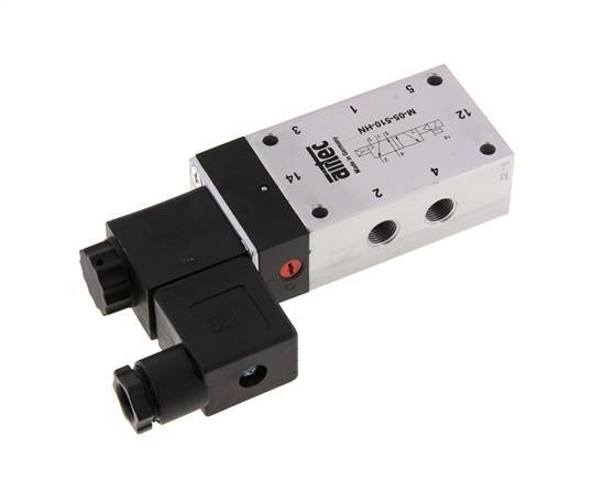 5/2 G1/8'' Solenoid Valve 24V DC 2-10bar/28-140psi Airtec