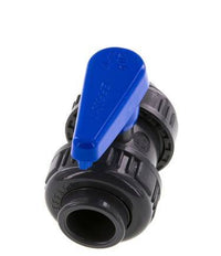 PVC 2-way Ball Valve True Union 20 mm Socket EPDM