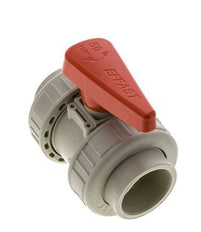 PP-H 2-way Ball Valve True Union 50 mm FKM