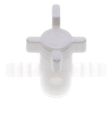 PVDF 2-way Ball Valve 10 mm Hose Barbs