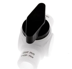 PVDF 2-way Ball Valve G 1/4'' FKM Vacuum
