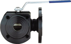 Flanged Ball Valve 3-Way L-port DN125 PN16 Steel Reduced Bore