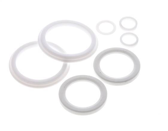 Repair Set for DN25 Stainless Steel 3-Piece Flanged Ball Valve