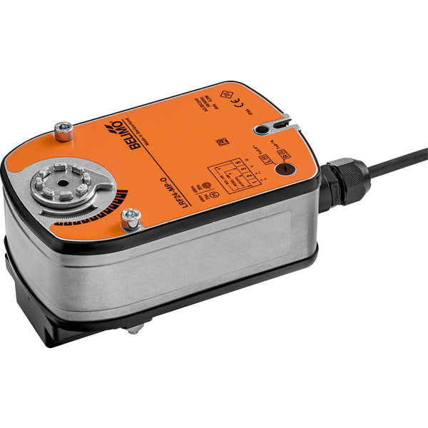 Belimo 3-Way Characterized Valve DN15 Flange Kvs4 24VAC/DC Fail-Safe NO 75s MP-Bus 0-10/2-10V 4Nm IP54 R7015R4-B1/LRF24-MP-O